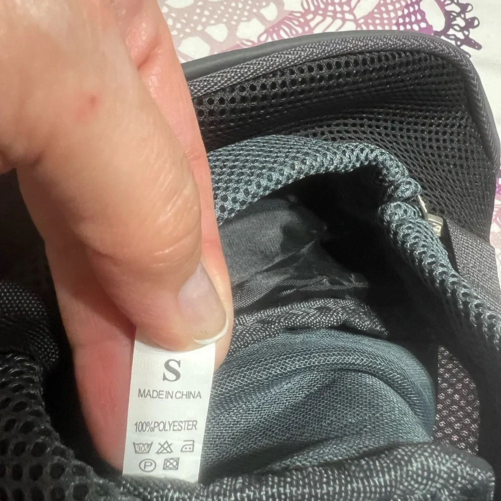 Source Unknown Gray Toy/Mini Pet Sling Carrier